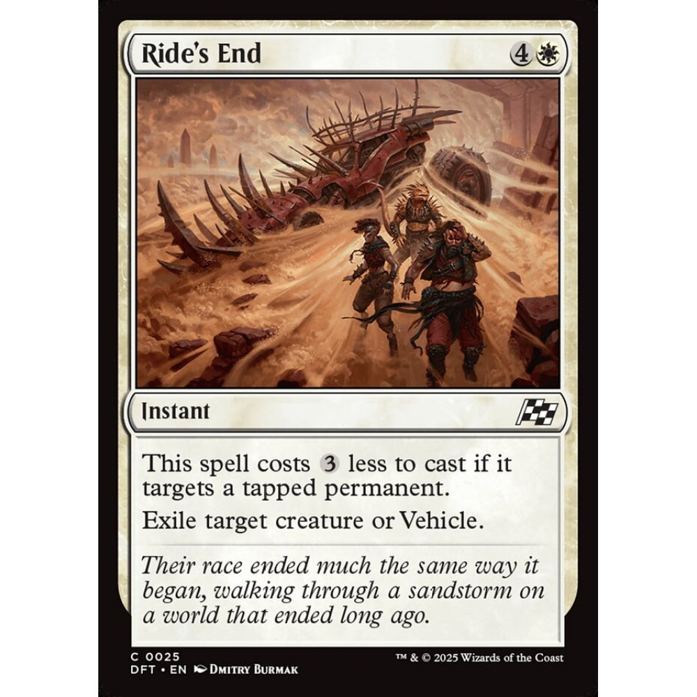 Ride's End, 25, common, Magic: The Gathering, Aetherdrift