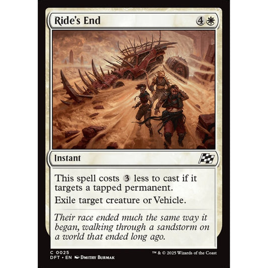 Ride's End, 25, common, Magic: The Gathering, Aetherdrift