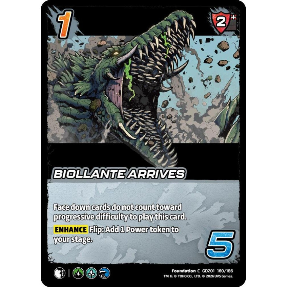 Biollante Arrives GDZ01 160/186 GDZ01 Universus Godzilla: Reign of Kaiju Foundation C