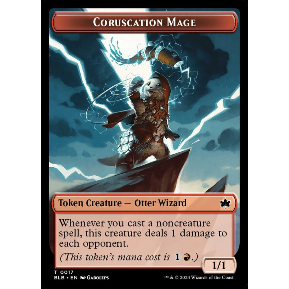 Coruscation Mage, 17, common, Magic: The Gathering, Bloomburrow