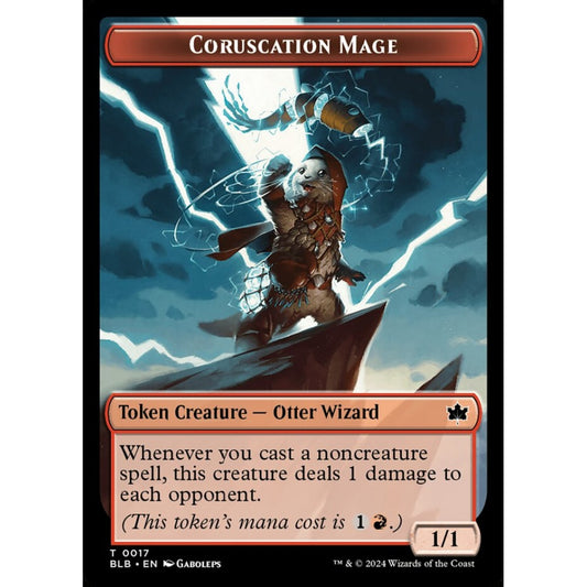 Coruscation Mage, 17, common, Magic: The Gathering, Bloomburrow