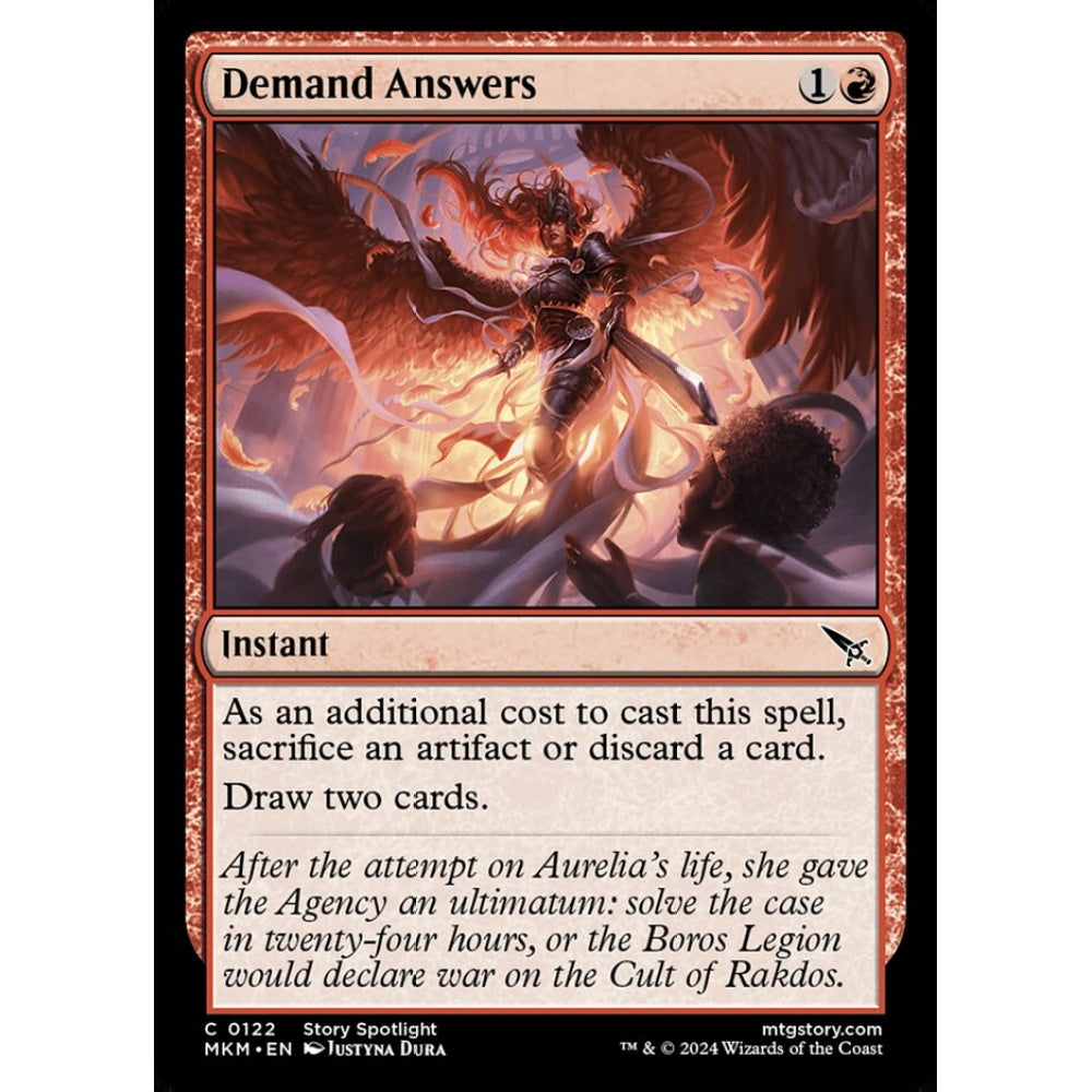 Demand Answers common 122 Magic the Gathering Murders at Karlov Manor