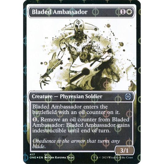 Bladed Ambassador, uncommon, 417, Magic the Gathering, Phyrexia: All Will Be One