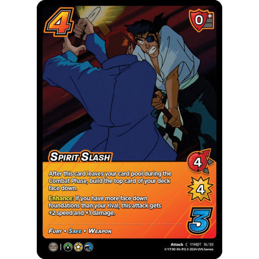 Spirit Slash, 16/39, C, UniVersus, Yu Yu Hakusho: Dark Tournament