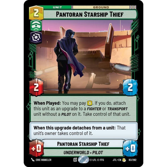 Pantoran Starship Thief, R, JTL 083), Star Wars Unlimited