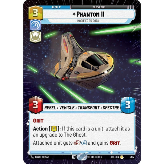 Phantom II, R, JTL 784) Hyperspace Foil, Star Wars Unlimited
