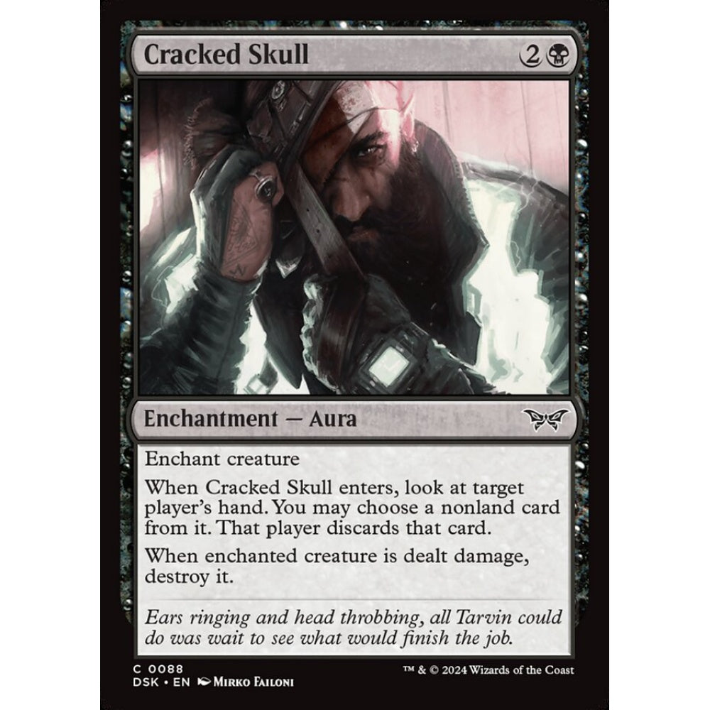 Cracked Skull, 88, common, Magic: The Gathering, Duskmourn: House of Horror