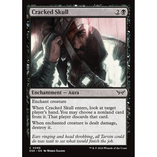 Cracked Skull, 88, common, Magic: The Gathering, Duskmourn: House of Horror