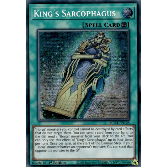 King's Sarcophagus MP24-EN125 Prismatic Prismatic Secret Rare Yu-Gi-Oh 25th Anniversary Tin: Dueling Mirrors in Art