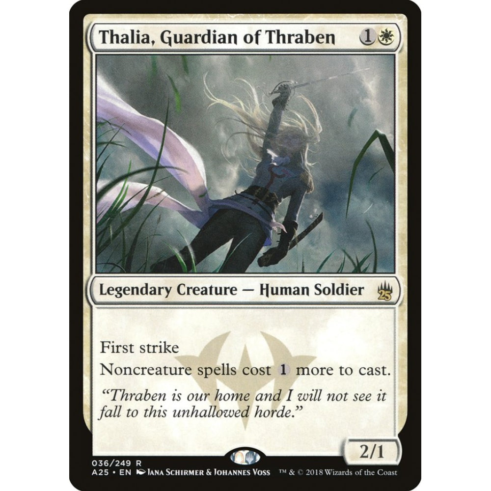 Thalia, Guardian of Thraben rare 36 Magic the Gathering Masters 25