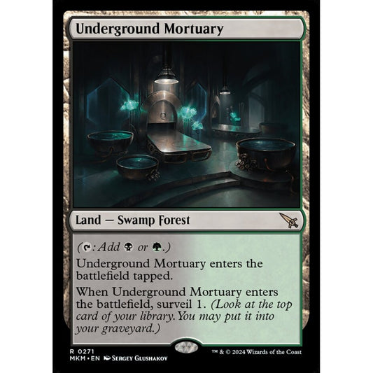 Underground Mortuary rare 271 Magic the Gathering Murders at Karlov Manor