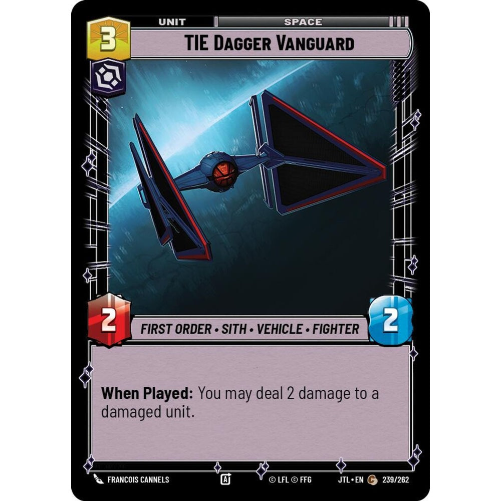TIE Dagger Vanguard, C, JTL 239), Star Wars Unlimited