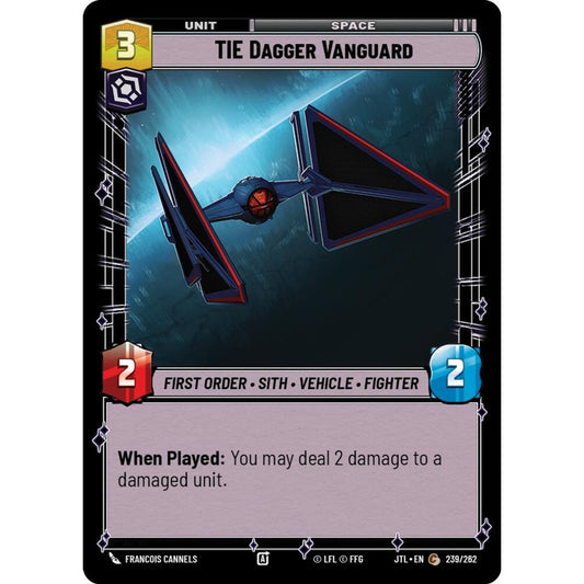 TIE Dagger Vanguard, C, JTL 239), Star Wars Unlimited