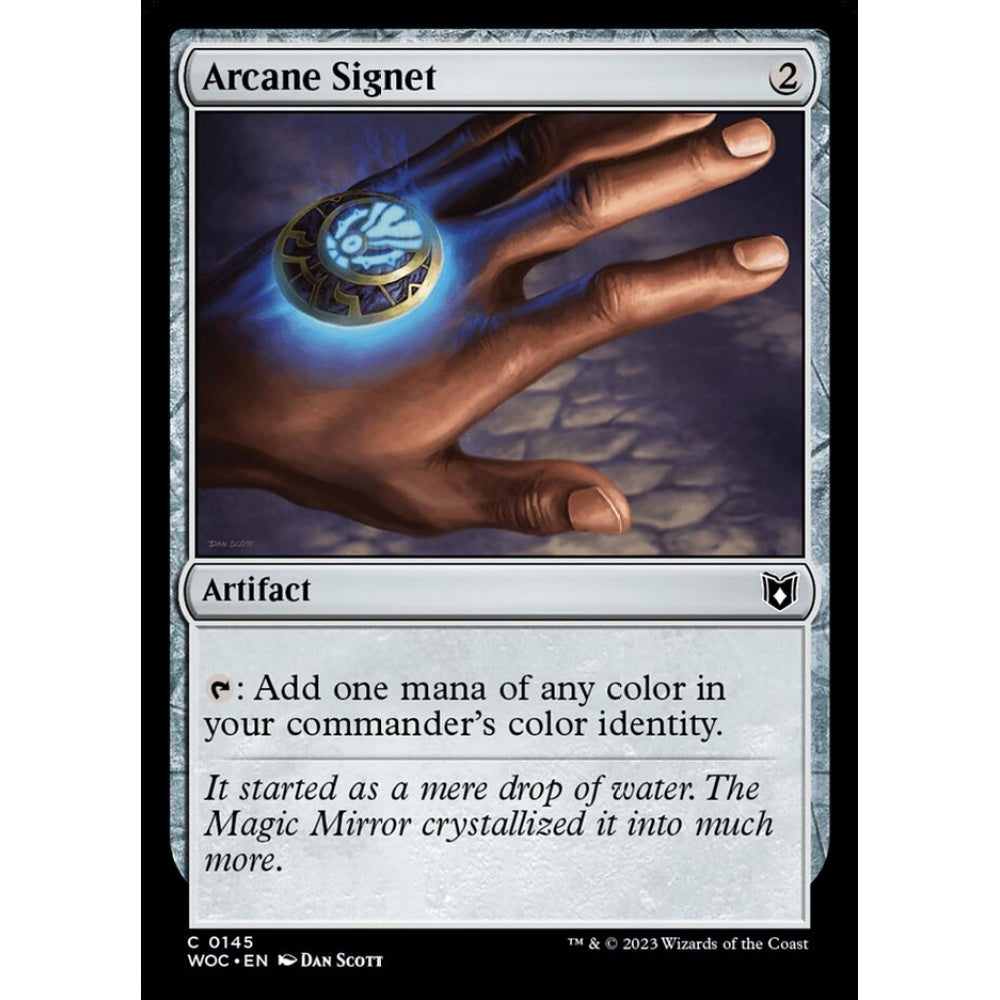 Arcane Signet, common, 145, Magic the Gathering, Wilds of Eldraine Commander