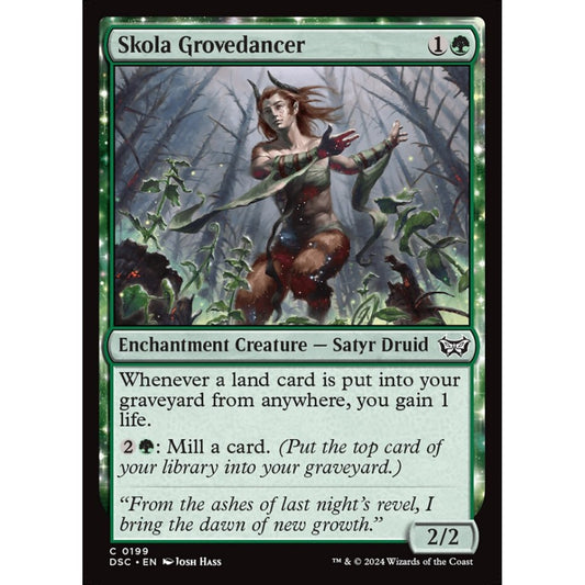 Skola Grovedancer, 199, common, Magic: The Gathering, Duskmourn: House of Horror
