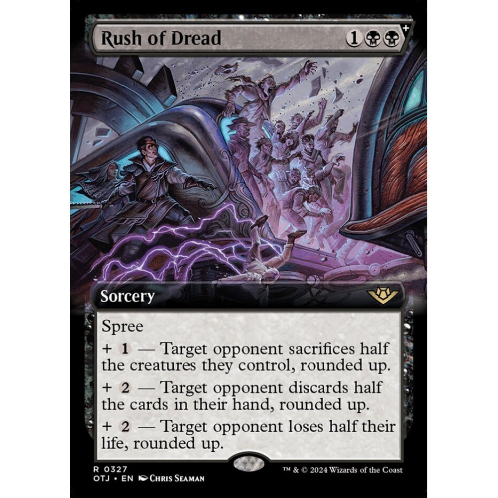 Rush of Dread, 327, rare, Magic: The Gathering, Outlaws of Thunder Junction