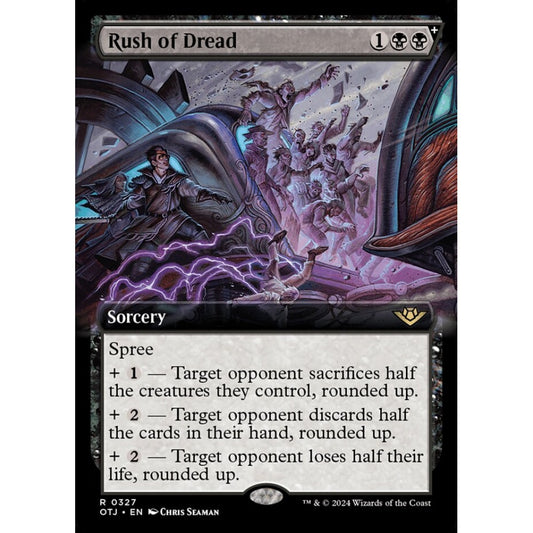 Rush of Dread, 327, rare, Magic: The Gathering, Outlaws of Thunder Junction