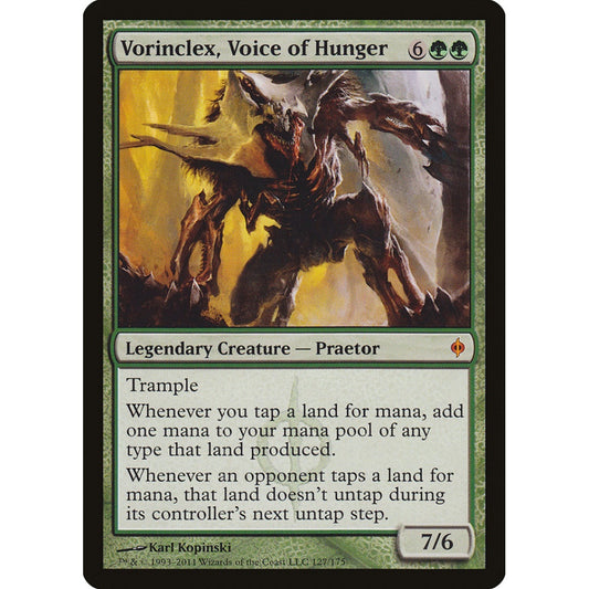 Vorinclex, Voice of Hunger mythic 127 Magic the Gathering New Phyrexia Russian