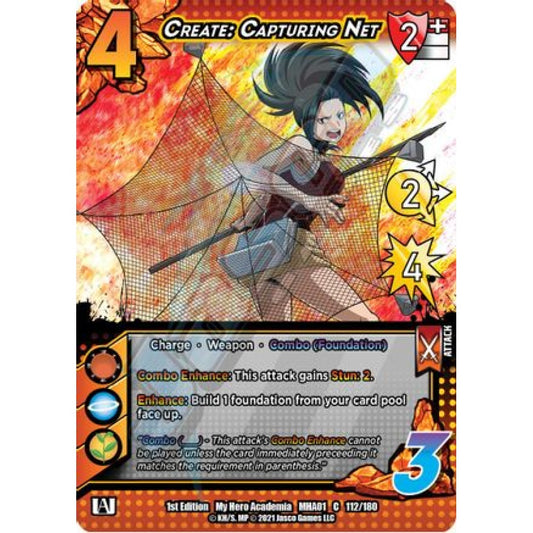 Create: Capturing Net, 112/180, C, UniVersus, MHA01 My Hero Academia