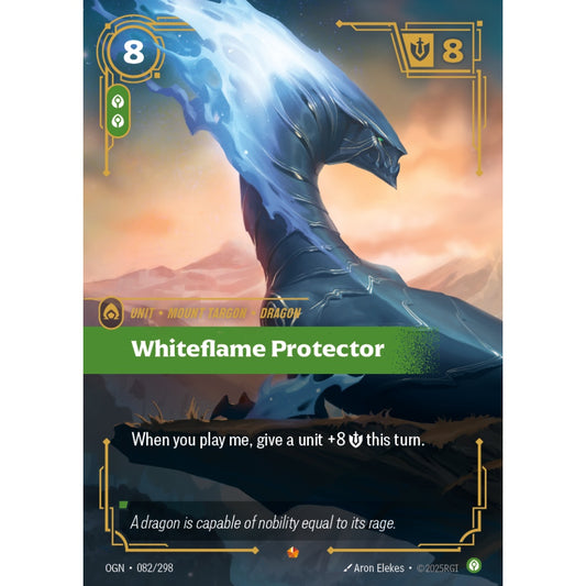 Whiteflame Protector OGN-082/298 Riftbound Card Game Origins Epic