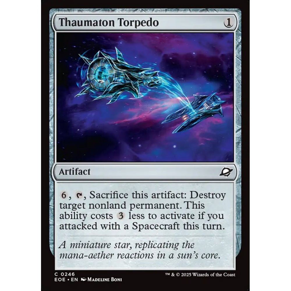 Thaumaton Torpedo common 246 Magic the Gathering Edge of Eternities