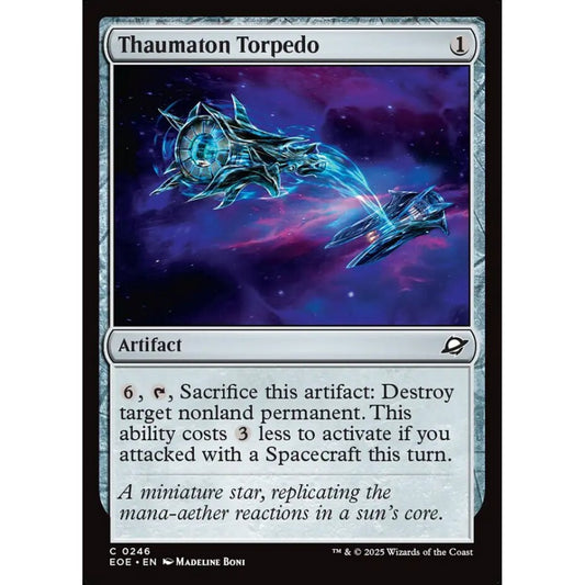 Thaumaton Torpedo common 246 Magic the Gathering Edge of Eternities