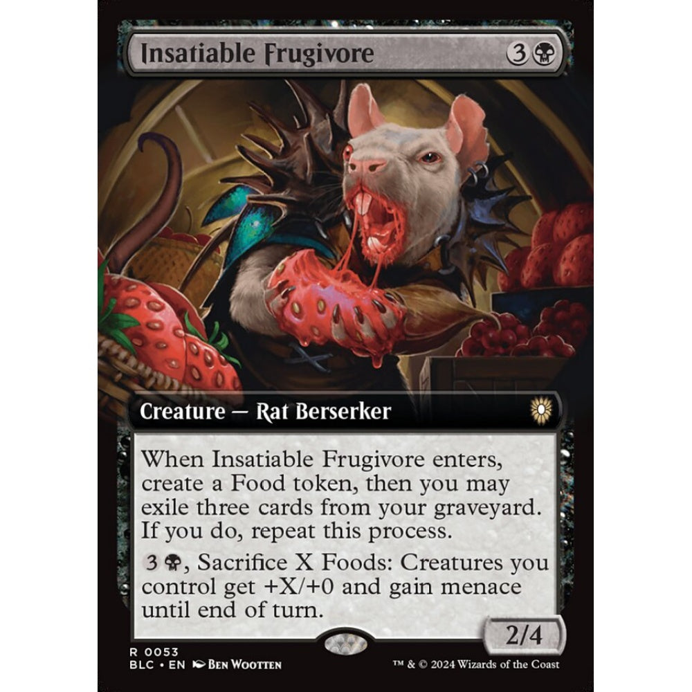 Insatiable Frugivore, 53, rare, Magic: The Gathering, Bloomburrow Commander