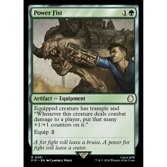 Power Fist rare 81 Magic the Gathering Fallout