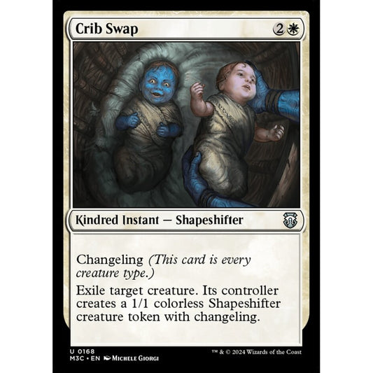 Crib Swap, 168, uncommon, Magic: The Gathering, Modern Horizons 3