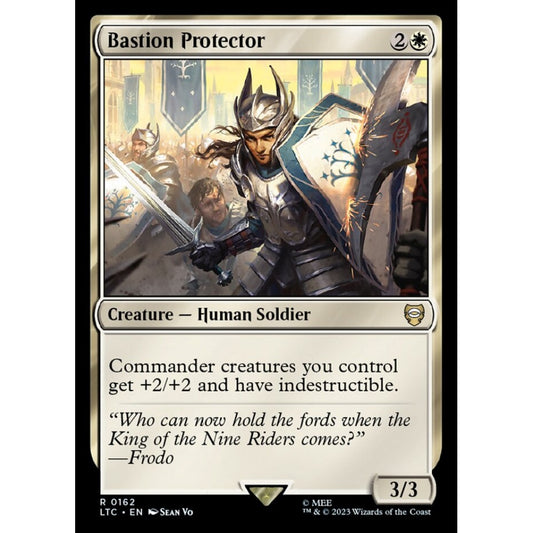 Bastion Protector, rare, 162, Magic the Gathering, Tales of Middle-earth Commander