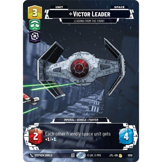 Victor Leader, R, JTL 1059) Prestige Foil, Star Wars Unlimited