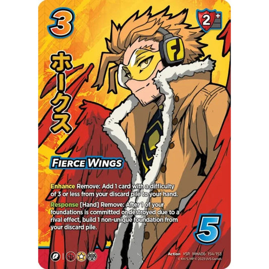 Fierce Wings, 154/153, XSR, UniVersus, MHA06 Jet Burn
