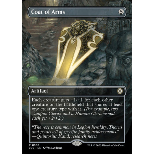 Coat of Arms rare 108 Magic the Gathering The Lost Caverns of Ixalan Commander