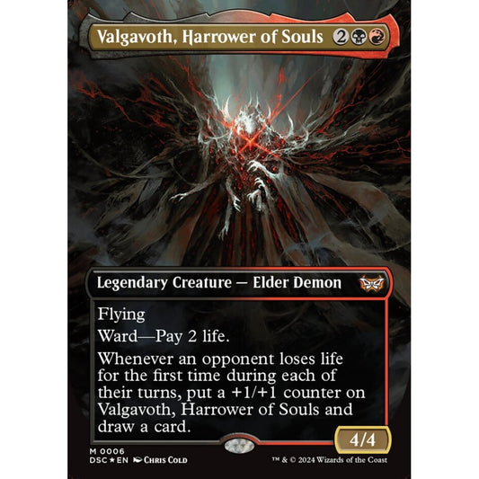 Valgavoth, Harrower of Souls, 6, mythic, Magic: The Gathering, Duskmourn: House of Horror