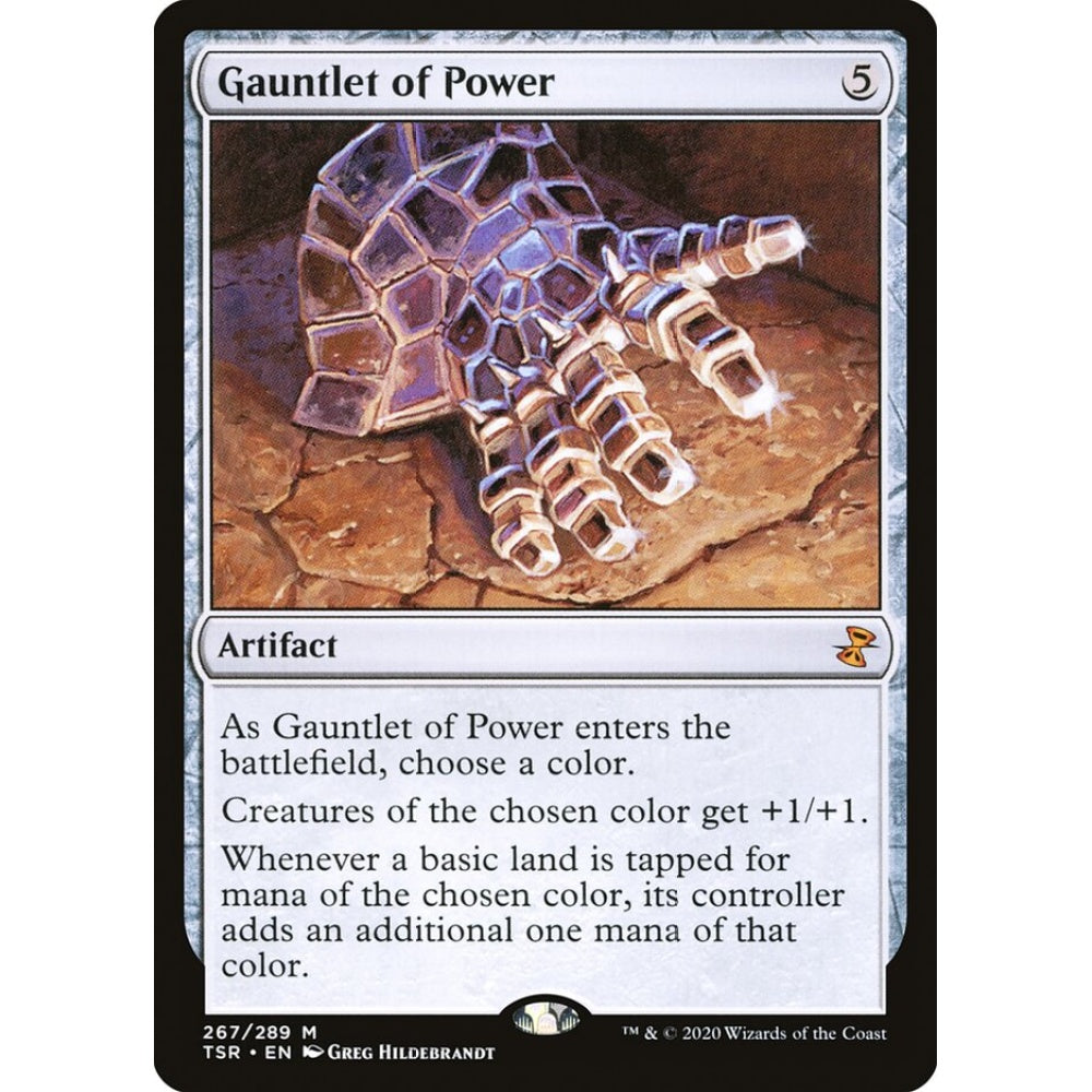 Gauntlet of Power mythic 267 Magic the Gathering Time Spiral Remastered