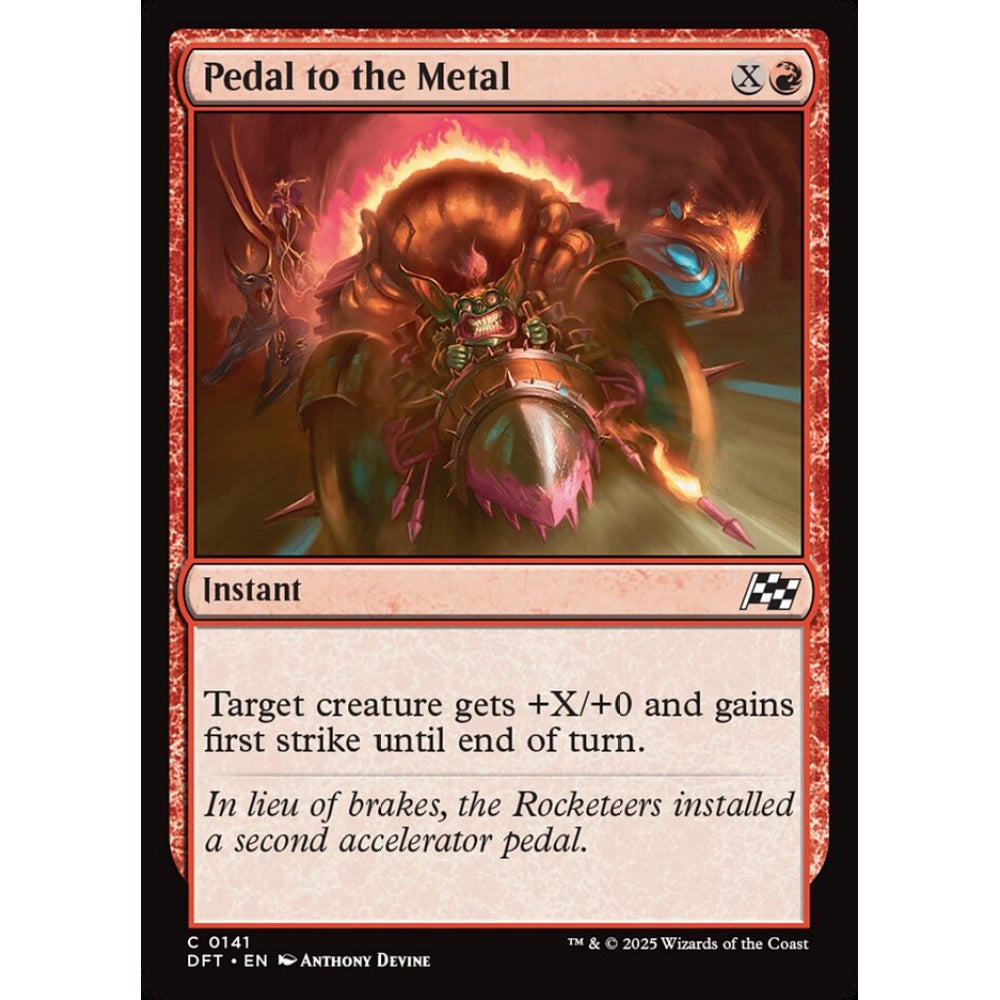 Pedal to the Metal, 141, common, Magic: The Gathering, Aetherdrift
