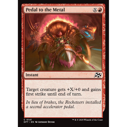 Pedal to the Metal, 141, common, Magic: The Gathering, Aetherdrift