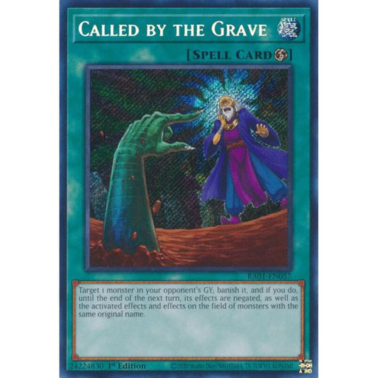 Called by the Grave (Secret Rare) RA01-EN057 Secret Yu-Gi-Oh 25th Anniversary Rarity Collection