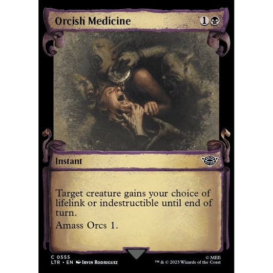 Orcish Medicine, common, 555, Magic the Gathering, The Lord of the Rings: Tales of Middle-earth