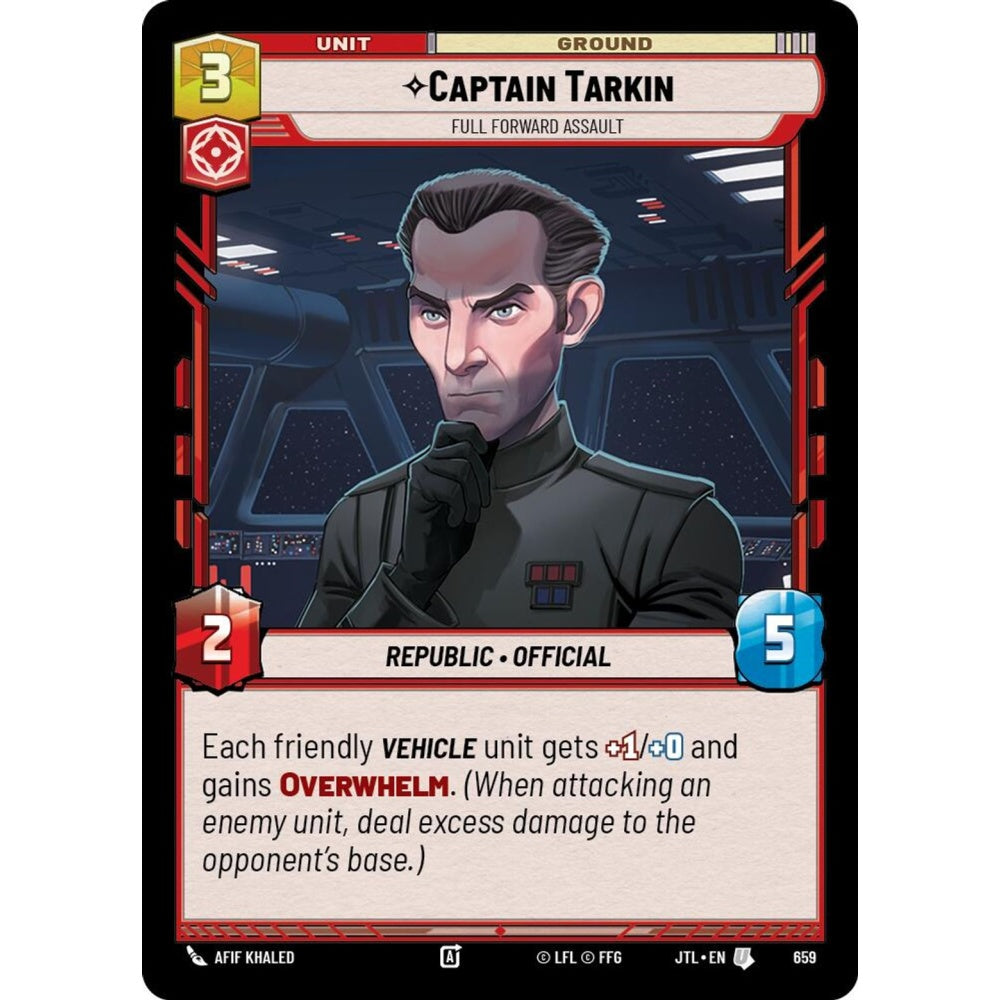 Captain Tarkin, U, JTL 659) Foil, Star Wars Unlimited