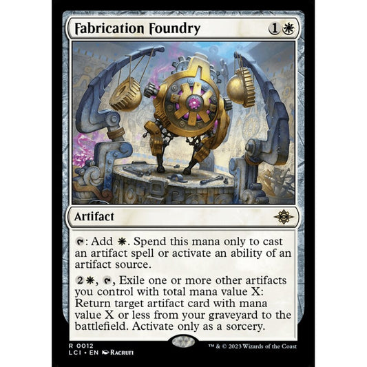 Fabrication Foundry rare 12 Magic the Gathering The Lost Caverns of Ixalan
