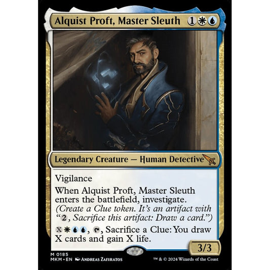 Alquist Proft, Master Sleuth mythic 185 Magic the Gathering Murders at Karlov Manor