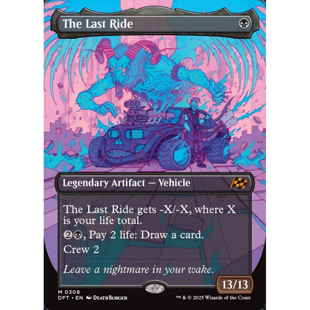 The Last Ride, 308, mythic, Magic: The Gathering, Aetherdrift