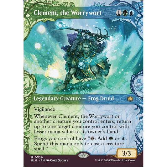 Clement, the Worrywort, 329, rare, Magic: The Gathering, Bloomburrow