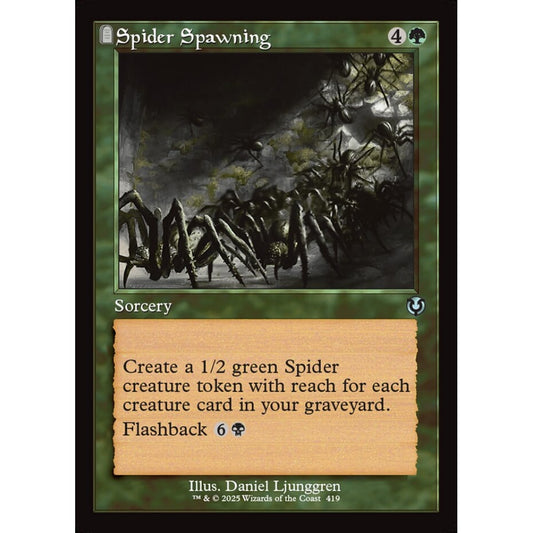 Spider Spawning, 419, uncommon, Magic: The Gathering, Innistrad Remastered