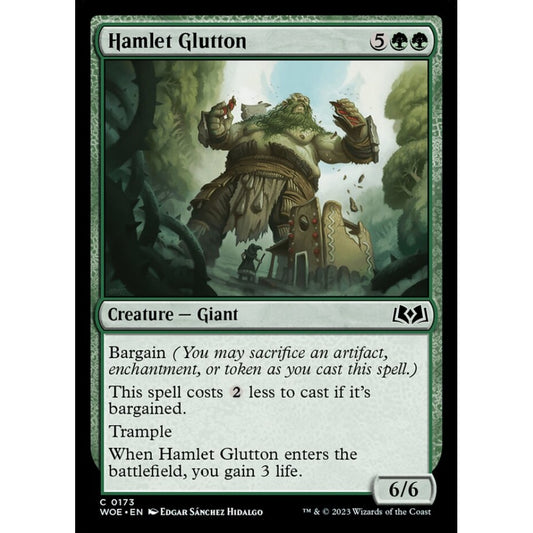 Hamlet Glutton, common, 173, Magic the Gathering, Wilds of Eldraine