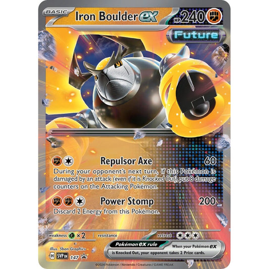 Iron Boulder ex Promo 147 Pokemon Card Game Scarlet & Violet Promos