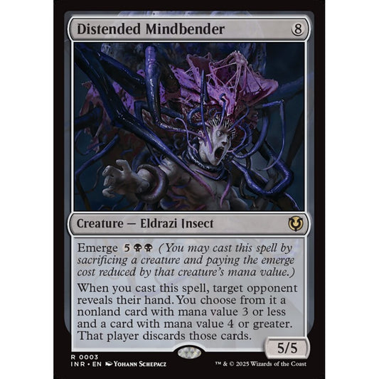 Distended Mindbender, 3, rare, Magic: The Gathering, Innistrad Remastered
