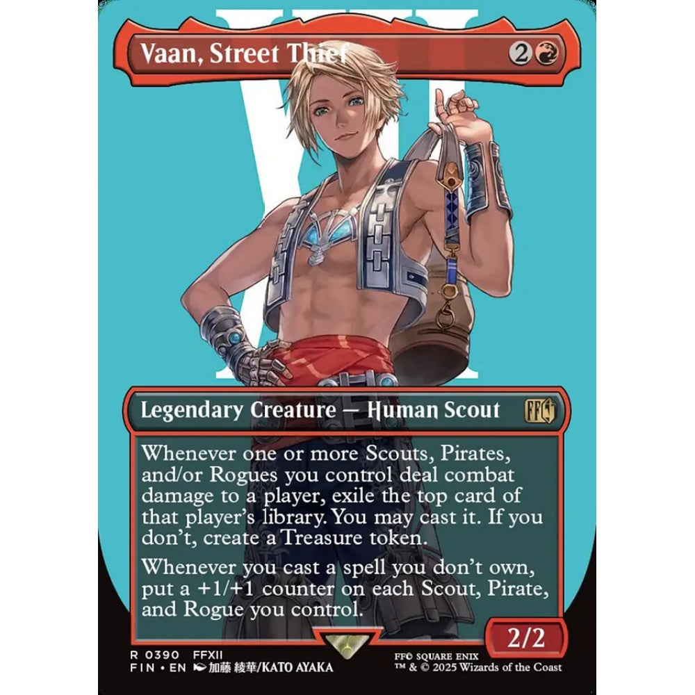 Vaan, Street Thief rare 390 Magic the Gathering Final Fantasy