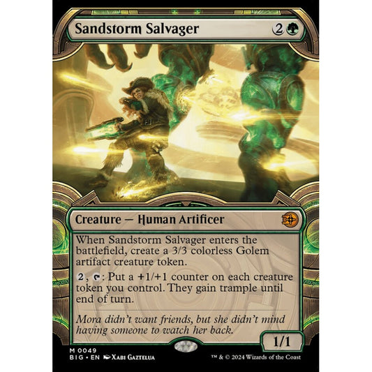 Sandstorm Salvager, 49, mythic, Magic: The Gathering, Outlaws of Thunder Junction